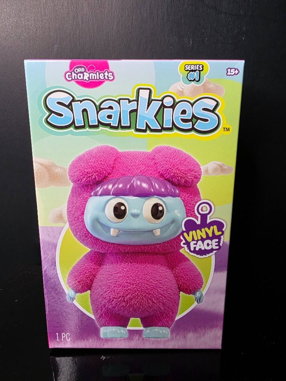 Orb Charmlets Snarkies Series 1 Mystery Plush Vinyl Face Figure Blind Box New